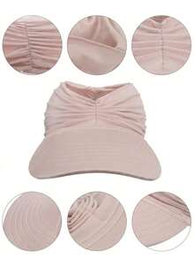 Women's UPF 50+ UV Protection Sun Hat, Lightweight Foldable Ponytail Sports Sun Hat - Multicolor - View 7