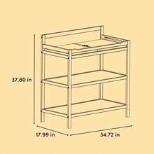 Alpine Changing Table, White - White - View 8
