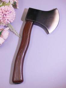 Realistic Plastic Axe Prop, Halloween Costume Accessory, Horror Party Decoration, Cosplay Weapon, Haunted House Prop - Multicolor - View 10