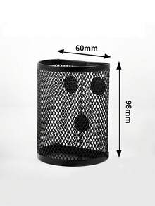 10pcs/1set Magnetic Mesh Pen Holder Powerful Magnet Square Minimalist Desk Organizer Box Iron Wire Pen Rack Strong Magnetic Iron Wire Pen Rack Suitable For Whiteboard Office Refrigerator Whiteboard Kitchen Storage Cabinet Office School Supplies - Multicolor - View 13