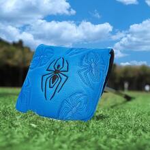 1pc Spider Embroidery Golf Club Head Cover, PU Material With Soft Lining, Suitable For Hammer Putter, Fashionable Wear-Resistant Neutral Golf Accessory, All-Around Protection For Golf Club - Multicolor - View 3