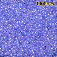 1000pcs Manik-Manik Kaca Berubah Warna UV dengan Tekstur Es, Ukuran 2mm, Manik-Manik Bulat Transparan Berwarna-warni, Aksesoris Pembuatan Perhiasan DIY - Mutiara Millet - View 16
