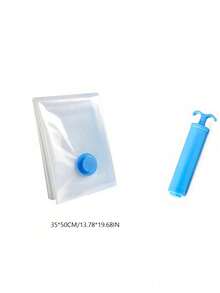 Vacuum Compression Travel Storage Bag And Hand Pump, Suitable For Business Trips/Travel/Dormitory Storage To Save Space, Multiple Sizes For Backpacks/Suitcases/Drawers For Classifying Clothes/Shoes - Multicolor - View 11