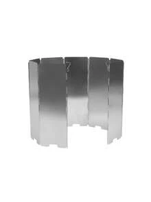 CAMEL CROWN Outdoor Camping Windscreen, Foldable Gas Stove Windshield, Cooking And Tea Brewing Windscreen - Silver - View 1