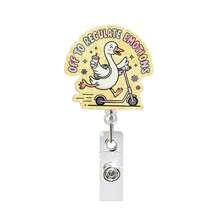 1pc Cool Blood Pressure Bear Pattern Retractable Badge Reel, With Rotating Crocodile Clip, Fun Retractable Badge Holder, Suitable For RN, LPN, CNA Healthcare Professionals, Teachers, Nursing Students, Office Gift - Multicolor - View 12