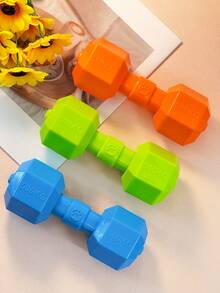 狗狗玩具 可咀嚼橡膠啞鈴球 適合小型、中型與大型犬 自我娛樂 釋放本能 寵物用品 僅限寵物使用 - 彩色 - 查看 9