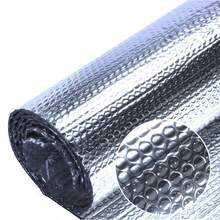 500cm/196.85in,Reflective Aluminum Foil Insulation, Thermal Waterproof Barrier, Sun Protection Radiant Shield, Roof Wall Floor Mobile Home - Double-sided Aluminized Bubble Wrap - View 7
