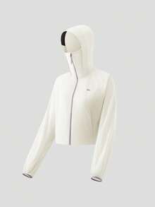 Beneunder Women's Lightweight Water-Repellent Sun-Protection Jacket (Short-Length) TS400 - White - View 10