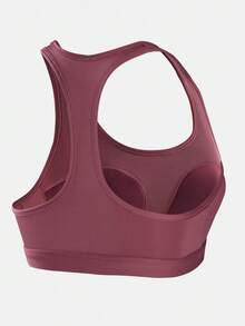 Nike Bra Olahraga Wanita AS W NK SWSH MED SPT BRA BRA-MDX6822-654 - Burgundy - View 3