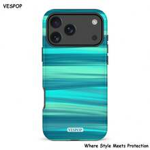 VESPOP Casing Ponsel Bergaris Blok Warna Gaya Retro INS, Pelindung Anti Jatuh Full Cover - Untuk iPhone 18/17/16/15/14/13/12/11 Pro Max/Pro Plus/12 Mini/13 Mini, Kompatibel dengan Galaxy S26 S25 S24 S23 S22 S21 Plus Ultra, Kompatibel dengan Pixel 8 9 10 PRO - Warna Campuran 1 - View 1