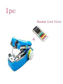 Portable Manual Sewing Machine With Threading System - Handheld, Compact, Lightweight, No Electricity Required, White With Black Base And Blue Panel - Easy To Use, Suitable For Home, Travel, Crafts, Tailoring - Ideal For Beginners And Experts, Durable And Precise Stitching, Suitable For Fabric Mending And DIY Projects, Includes Threading Tool, Meets Mobile Sewing And Knitting Needs, Sewing Machine Accessories, Mini Handheld Sewing Machine, Portable Sewing, Sewing Supplies - Manual Sewing Machine - View 25