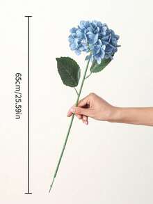 3件組 25英吋人造白色繡球花花束，高品質升級仿真花，適用於DIY婚禮籃、辦公室裝飾與配件、居家裝飾與配件、戶外居家裝飾、秋季裝飾、萬聖節裝飾、牆面裝飾、房間裝飾 - 彩色 - 查看 12
