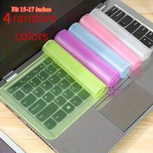 Ultra-Thin Keyboard Protector Film, 4 Colors Available, Suitable For 15 To 17.0 Inch Laptops. Purple, Yellow, Pink And Blue, Random 4-Piece Set - A - View 1