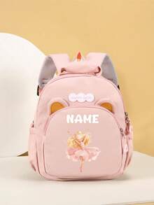 Kids Accessories Mini Back To School Personalized Bear Backpack Cute Cartoon Princess Cat Unicorn Bow Print Nylon Adjustable Strap Birthday Gift Daily - Multicolor - View 39