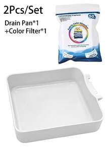 Washing Machine Base Water Tray Leak-Proof Mat Durable Easy To Clean Anti-Overflow Floor Protection Thickened Anti-Slip Tray Stand, Collection Tray, Leak-Proof Pad, Durable Material Appliance Pad, Leak-Proof Mat, Home Goods, Home Cleaning Additions - Washing Machine Drain Pan - View 15