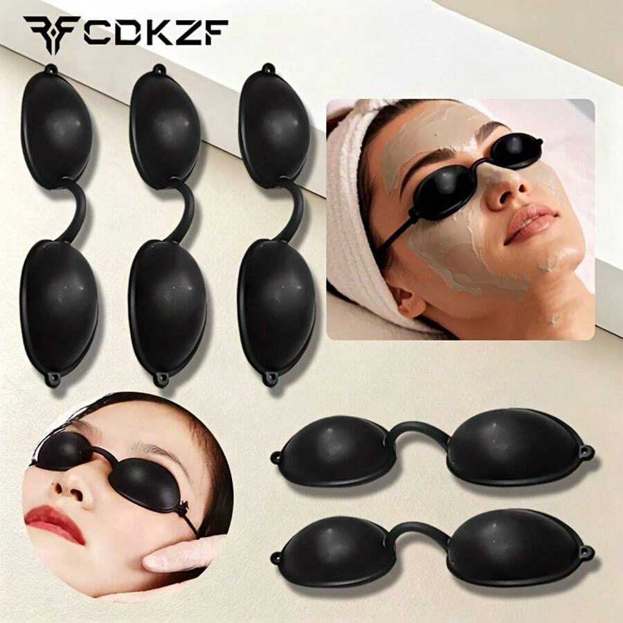 5pcs Blackout Sleep Eye Masks, Soft Nose-Free Eye Covers, Unisex Portable Travel Eye Masks, Suitable For Airplane, Outdoor, Nap And Rest, Gift For Men And Women - Multicolor - View 1