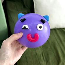 Tachimi 1pc New Smushers Squeeze Toy, Curious Dog Face Face-Changing Squishy Toy, Soft Slow Rebound Stress Relief Toy, Cute Dog Face Sensory Fingertip Decompression Toy, Suitable For Adults To Relieve Stress, Ideal Birthday Gift For Boys And Girls, Randomly Shipped - Multicolor - View 9