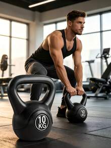 Kettlebells With Multiple Specifications, Available In 4/6/8/12kg, Non-Slip Handles, One-Piece Molded For Stability, Sizes Suitable For Home Workouts, Full-Body Shaping, Wear-Resistant And Resistant To Bumps And Scratches - Multiple Specifications - View 2