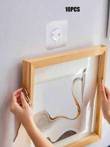 Multi-Functional Picture Frame Hook Storage Hanger - Clear - View 15
