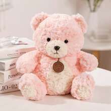 1 pieza Muñeco de peluche de oso teddy lindo, muñeco de peluche de anime de dibujos animados sentado, cojín de peluche, adecuado para decoración del sofá del hogar, regalo de cumpleaños o Navidad, adecuado para amigos, familia y amantes de los osos, se puede usar para recuerdos de fiesta, decoración y uso diario - Multicolor - Ver 13