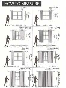 2件裝加厚遮光窗簾，適用於客廳、陽台、餐廳、臥室、居家、辦公室，附孔眼易安裝 - 彩色 - 查看 6