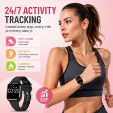 SENBONO Smart Band With Screen, Multi-Function Soft Silicone Electronic Watch, Time Display/Vibration Alarm/Step Counter/Calorie/Mileage/Fashion Minimalist, Rechargeable Battery, Lightweight And Breathable - View 6