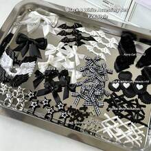 Colorful Accessories Set Series: Lace Trim Card Holder Decoration DIY Support Bag Handmade Accessories Materials, Push-Live/Push-Live Peripheral, Otaku Life, Cute Cat And Rabbit Shapes, New Semester Stationery, Student Supplies - A - View 15