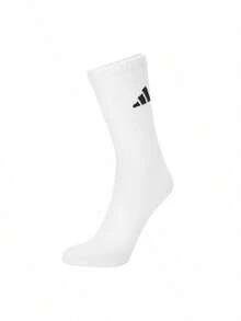 Adidas Kaos Kaki Panjang Sedang Pria dan Wanita SPW CREW 3PP Kaos Kaki Lembut dan Nyaman untuk Pemakaian Sehari-hari, Olahraga, Perjalanan, dan Santai JC9272 - Hitam/putih/abu-abu muda - View 2