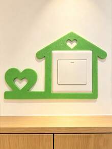3D列印房屋造型燈開關蓋板 裝飾性燈開關框架 適用於臥室、廚房、客廳 適合8.6cm (3.38in)開關 家居裝飾 房間裝飾 - 彩色 - 查看 2