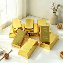 Creative Hollow Gold Brick Prop, Funny Joke Gift, Decorative Prop - Multicolor - View 10