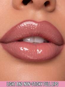 MISSLYN 2Pcs Lip Makeup Set, Lip Gloss & Lip Liner Combo, Mirror Shine Lip Gloss, Waterproof Lip Liner, High Shine, Nude Pink Lip Look, Long-Wearing Lip Makeup For Daily Wear, Date & Holiday - #18+#35 - View 2