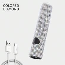 迷你手持式心形 UV LED 美甲燈 150mAh 快乾凝膠美甲固化燈 指甲油烘乾燈 智能 LED 燈 適用於美甲沙龍與居家使用 - 彩色 - 查看 10