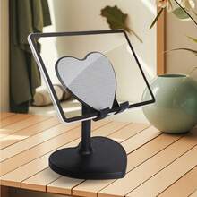 Heart-Shaped Phone Stand, Adjustable & Telescopic Multi-Function Phone Accessory, Suitable For Desk, Perfect For Watching Movies/Live Streams In Dorm, Room Decor Women's Gift, Plastic Material Desktop Accessory - Multicolor - View 8