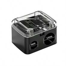 5/3/1pc Black High-End 4-Hole Eyeliner & Eyebrow Pencil Sharpener, Large & Small 4-Hole Design Pencil Sharpening Tool, Portable Multi-Function Pencil Sharpener - Black - View 8