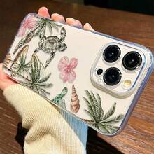 Precise Cutouts High-Transparency Full-Screen White Starry Sky Turtle Painted Anti-Drop Transparent Phone Case, Compatible With Iphone Series/ Series, Compatible With Xiaomi/ - Multicolor - View 3