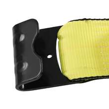 YUNRUX 4" X 5' Yellow Heavy-Duty Winch Strap With Flat Hook For Pickup Truck - A - 查看 4