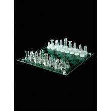 Tabuleiro De Xadrez De Vidro Super Luxo Jogo - 25 Cm - Vidro Padrao - Visão 5