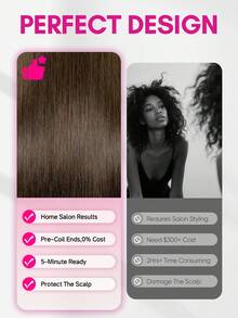 ISEE HAIR Wear Go 6x4 蕾丝前假发，巧克力棕色蕾丝前假发，真人发丝，预先拔毛，预先修剪，水波纹，封闭式彩色假发，180% 密度，16-28 英寸，女士款 - S4 - 查看 9