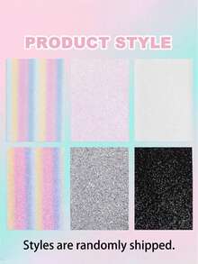 3pcs/Set - Thick Textured Perler Bead Ironing Paper, Rainbow Glitter Fabric Ironing Sheet, Heat-Resistant And Reusable, Suitable For DIY Perler Bead Art And Crafts - 3 Colors, 1 Set - View 7