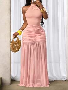 Plus Size Tank Tops & Camis - 玫瑰紅 - 查看 1