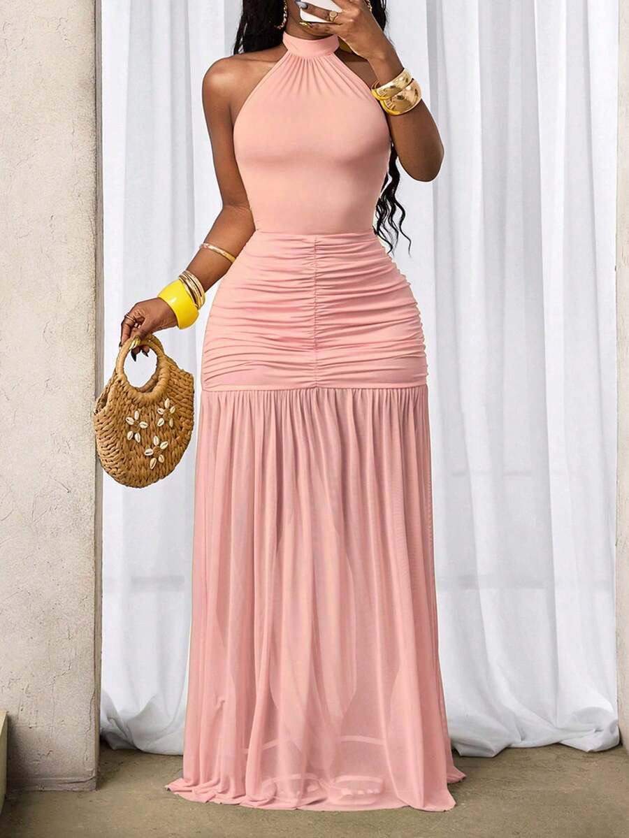Plus Size Tank Tops & Camis - 玫瑰紅 - 查看 1