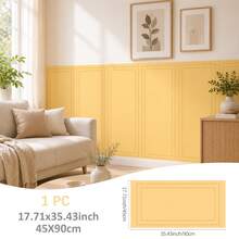 SUPSTICKER Minimal French Line Wall Border Sticker, Multi-Color Vinyl, Peel And Stick Removable DIY Decor For Cabinet, Headboard, Partition, Door - 1PC - View 13