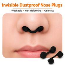 100/50/2PCS Nose Mask Filter Pads, Disposable Nose-Style Dust Mask, Bulk Pack Nose Hole Filter Covers, Suitable For Spray Tanning, Welding Dust, Construction Site (Black) - Multicolor - View 2