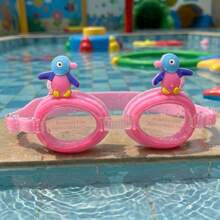 Cute Animal & Floral Pattern Children's Swimming Goggles, Anti-Fog Adjustable Swimming Goggles With Multiple Cartoon Animal & Pla, First Day Of School - Multicolor - View 16