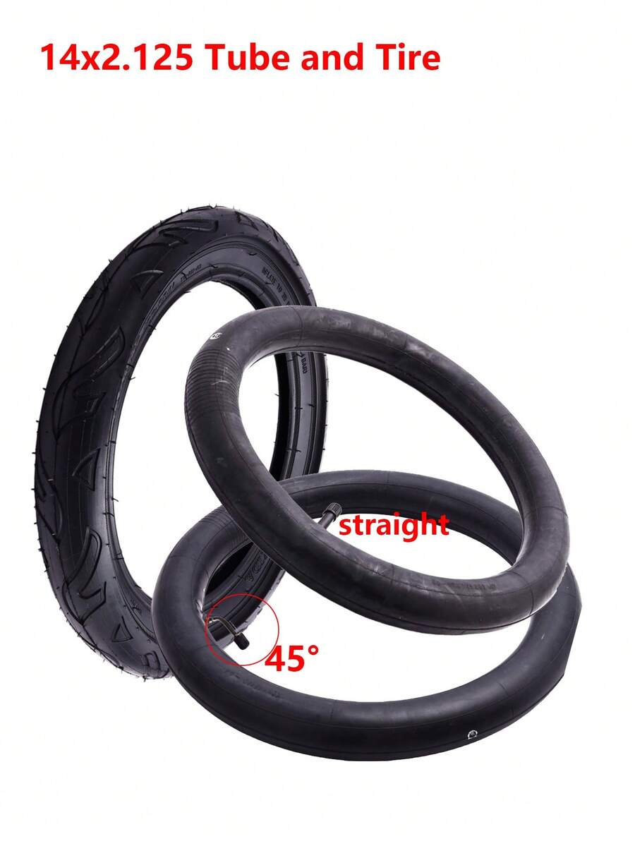 14 Inch 14x2.125 (57-253) Tyre Inner Tube 14 * 2.125 Tire For E-Bike Antiskid Electric Bicycle - 14x2.125 - View 1