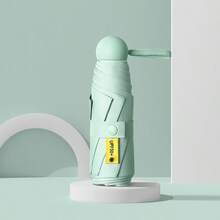 1件裝女款高級黑色塗層膠囊傘，防曬遮陽傘，迷你超輕雙用防曬防雨傘 - 多色 - 查看 25