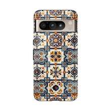 Portuguese Vintage Ceramic Mosaic Pattern Tile Durable Protective Case| IPhonePRO Max Plus 16 15 14 13| Pixel 9 8 7| Galaxy S 25 24 23 22 Ultra - 白色 - 查看 6