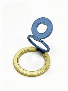 EIGIIS Dual Ring Magnetic Phone Stand, Compatible With Phone 17/16/15/14/13/12, Multi-Functional Stand For Office, Gym, Kitchen And All Metal Surfaces, With Finger Ring Grip - Multicolor - View 12