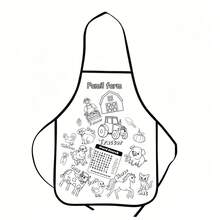 Children's DIY Coloring Apron, Educational Graffiti, Parent-Child Interaction, Waterproof, Washable, Creative Painting Apron - Multicolor - View 7
