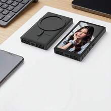 1pc Magnetic Phone Vlog Selfie Monitor Screen, Rear Camera Monitor, 20M Transmission Distance For Selfie Vlog Live Video Recording, 3.97 Inch Screen, Suitable For Social Media Platform Live Streaming, Vlog Set, Magnetic Phone Case, Vlog Screen, Phone Accessories, Home, Travel, Graduation, National Day, Halloween, Christmas Gifts - Multicolor - View 12